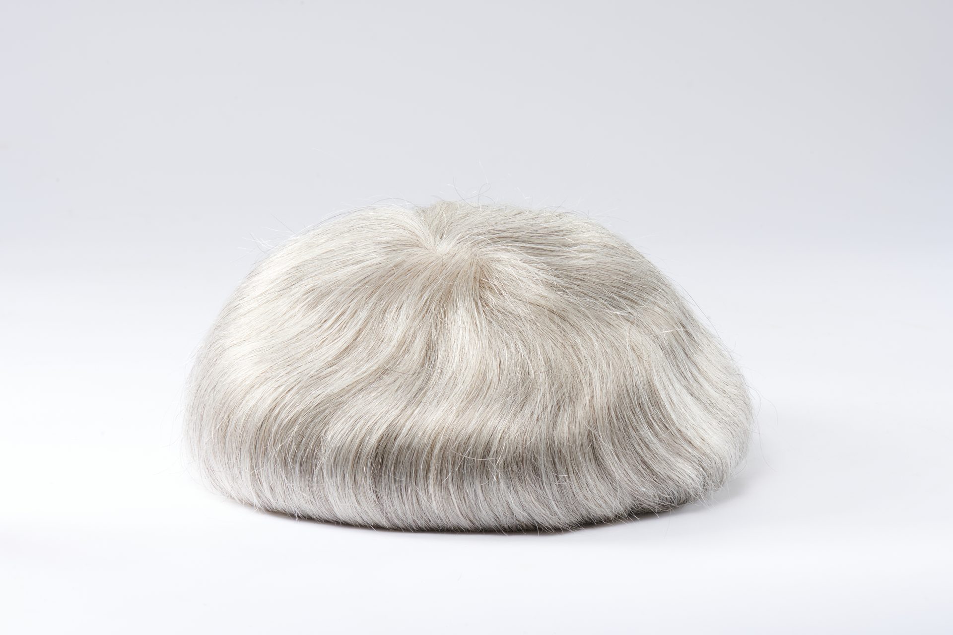 Finished bespoke hair system — plate 04